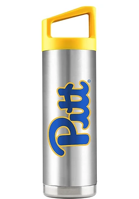 Pitt Panthers 16 oz SS Stainless Steel Bottle - Grey