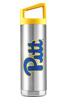 Pitt Panthers 16 oz SS Stainless Steel Bottle - Grey