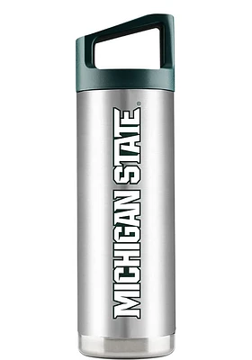 Michigan State Spartans 16 oz SS Stainless Steel Bottle - Grey