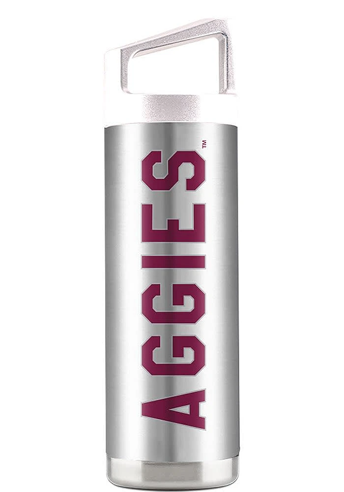 Texas A&M Aggies 16 oz SS Stainless Steel Bottle - Grey