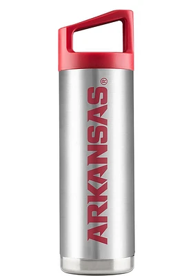 Arkansas Razorbacks 16 oz SS Stainless Steel Bottle - Grey