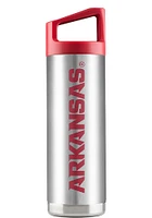 Arkansas Razorbacks 16 oz SS Stainless Steel Bottle - Grey