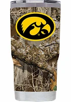 Iowa Hawkeyes 20oz Camo Stainless Steel Tumbler - Black