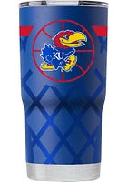 Kansas Jayhawks 20oz Team Logo Stainless Steel Tumbler - Blue
