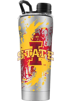 Iowa State Cyclones Shaker Stainless Steel Bottle - Red