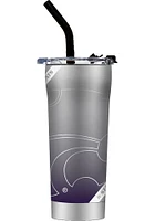 K-State Wildcats Straw Stainless Steel Tumbler -
