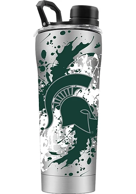 Michigan State Spartans Shaker Stainless Steel Bottle - Green