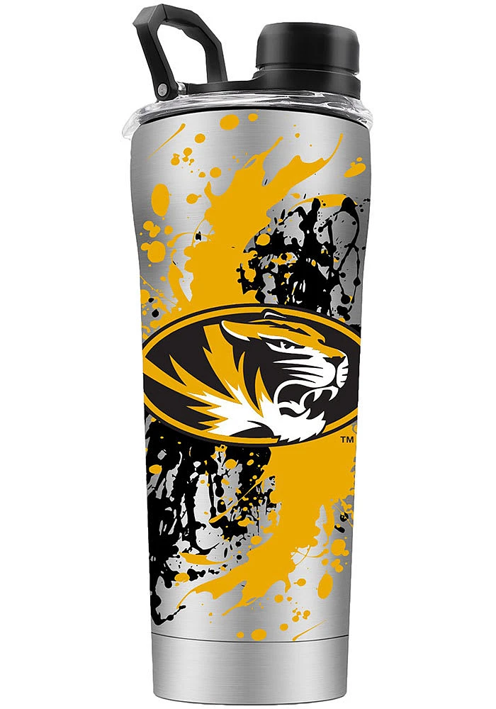 Missouri Tigers Shaker Stainless Steel Bottle - Black