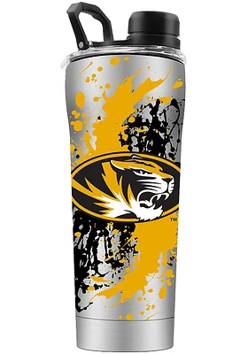 Missouri Tigers Shaker Stainless Steel Bottle - Black