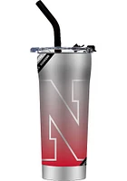 Nebraska Cornhuskers Straw Stainless Steel Tumbler -