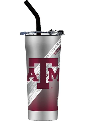 Texas A&M Aggies Straw Stainless Steel Tumbler -