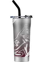 Texas A&M Aggies Straw Stainless Steel Tumbler -