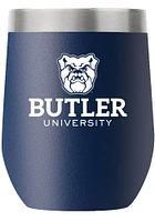 Butler Bulldogs Team Logo 12oz Stainless Steel Stemless - Navy Blue