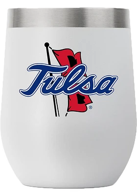 Tulsa Golden Hurricane Team Logo 12oz Stainless Steel Stemless
