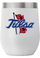 Tulsa Golden Hurricane Team Logo 12oz Stainless Steel Stemless