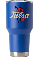 Tulsa Golden Hurricane Team Logo 30oz Stainless Steel Tumbler - Blue