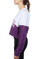 Hype and Vice K-State Wildcats Womens White Not Your Boyfriends LS Tee