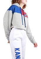 Hype and Vice Kansas Jayhawks Womens Classic White Sweatpants