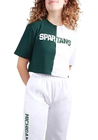 Hype and Vice Michigan State Spartans Womens Classic White Sweatpants