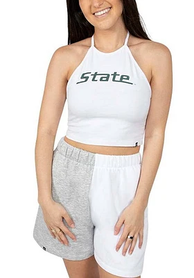 Hype and Vice Michigan State Spartans Womens Halter Tank Top