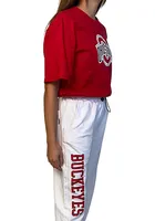 Hype and Vice Ohio State Buckeyes Womens Campus White Sweatpants