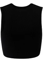 Hype and Vice Missouri Tigers Womens Black Cut Off Crop Tank Top