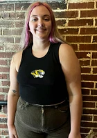 Hype and Vice Missouri Tigers Womens Black Cut Off Crop Tank Top