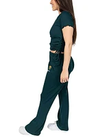 Hype and Vice Baylor Bears Womens Rivington Ribbed Green Sweatpants