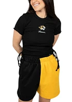 Hype and Vice Missouri Tigers Womens Black Rivington Ribbed Short Sleeve T-Shirt