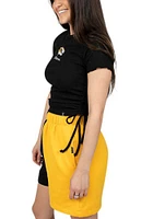 Hype and Vice Missouri Tigers Womens Black Rivington Ribbed Short Sleeve T-Shirt