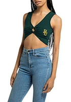 Hype and Vice Baylor Bears Womens Green Ring It Crop Tank Top