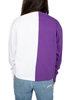 Hype and Vice K-State Wildcats Womens Purple Quarterback LS Tee