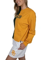 Hype and Vice Baylor Bears Womens Green Quarterback LS Tee