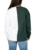 Hype and Vice North Texas Mean Green Womens Quarterback LS Tee