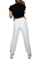 Hype and Vice Missouri Tigers Womens Boyfriend White Sweatpants