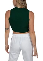 Hype and Vice Baylor Bears Womens Boyfriend White Sweatpants