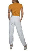Hype and Vice Iowa State Cyclones Womens Boyfriend White Sweatpants