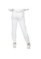 Hype and Vice SMU Mustangs Womens Boyfriend White Sweatpants