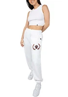 Hype and Vice Texas Tech Red Raiders Womens Boyfriend White Sweatpants