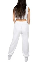 Hype and Vice Texas Tech Red Raiders Womens Boyfriend White Sweatpants