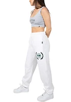 Hype and Vice Michigan State Spartans Womens Boyfriend White Sweatpants