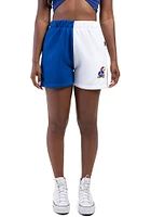 Hype and Vice Kansas Jayhawks Womens White Dime Two Tone Shorts