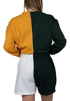 Hype and Vice Baylor Bears Womens Green Dime Two Tone Shorts