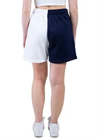Hype and Vice Michigan Wolverines Womens White Dime Two Tone Shorts