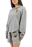 Hype and Vice Baylor Bears Womens Grey Grand Slam Qtr Zip