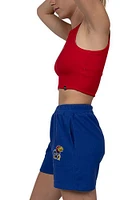 Hype and Vice Kansas Jayhawks Womens Blue Grand Slam Shorts