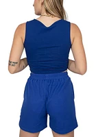 Hype and Vice Kansas Jayhawks Womens Blue Grand Slam Shorts
