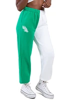 Hype and Vice North Texas Mean Green Womens Two Tone Kelly Sweatpants