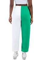 Hype and Vice North Texas Mean Green Womens Two Tone Kelly Sweatpants