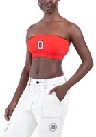 Hype and Vice Ohio State Buckeyes Womens Red Bandeau Tank Top